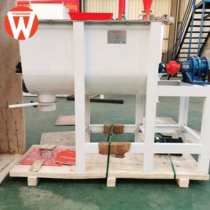Ribbon Homemade Animal Feed Mixer Machine Cow Poultry Feed - Product Image 2