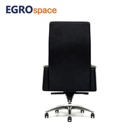 Fauteuil de bureau de direction en cuir de luxe à dossier haut, inclinable, pour réception, fabriqué par EGROspace Factory