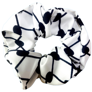 Hoge Kwaliteit Fabriek Levering Meest Populaire Keffiyeh Polyester Bedrukt Haar <span class=keywords><strong>Scrunchies</strong></span> Meisjes Haarband Voor Welkomstgeschenken - Product Image 1