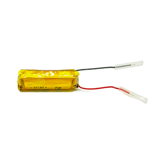 Siêu nhỏ nhỏ nhất <span class=keywords><strong>Lithium</strong></span> Ion Polymer Pin 65180 3.7V 40mAh chu kỳ sâu có thể sạc lại pin cho điện tử GPS Đồ chơi bút - Product Image 2