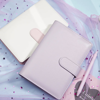 Lot de carnets en cuir de haute qualité avec couverture en cuir, papier lisse pour l'écriture, design à boucle magnétique