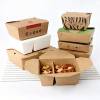 Boîtes en carton recyclables de qualité alimentaire pour gâteaux, pizzas, biscuits, emballages à emporter