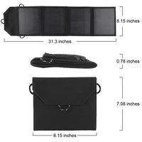 Chargeur de panneau solaire portable pliable et flexible à haute efficacité 20W 30w 21W Mono ETFE 5V USB pour téléphones portables