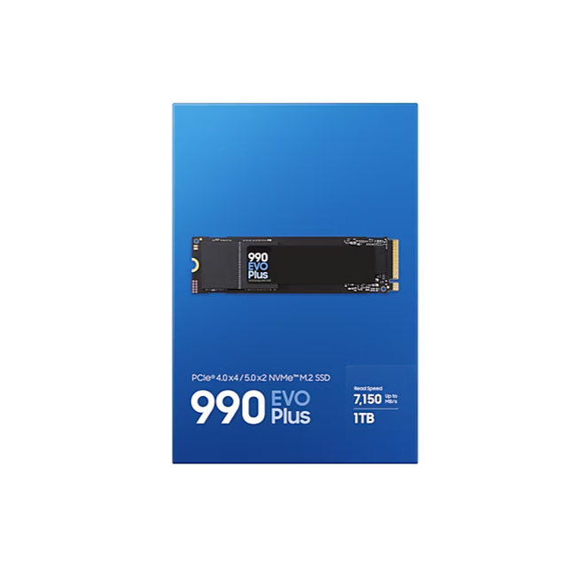 990 EVO Plus 1TB PCIe 4.0 NVMe M.2 SSD PCIe Gen 4 X4 Internal Solid State Hard Drive Disk for Desktop SSD