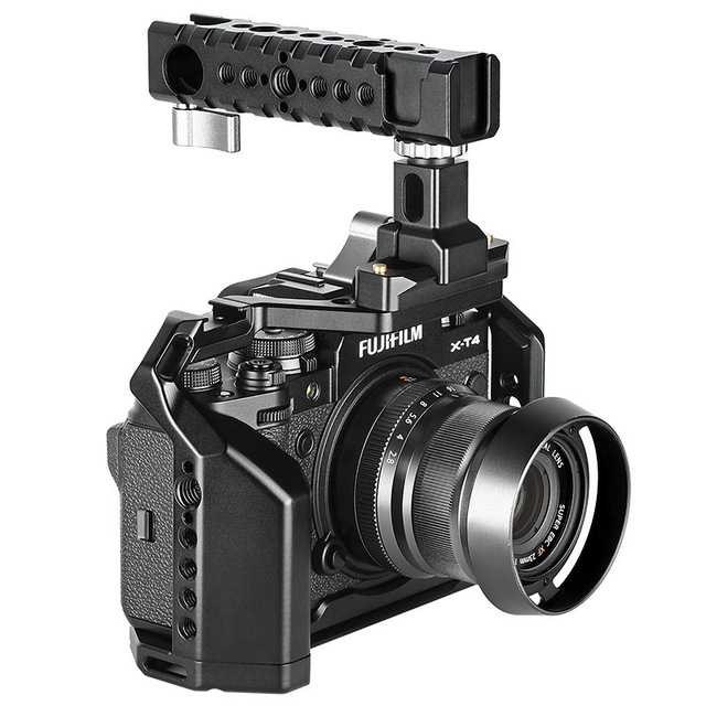 Mamen Camera Accessories for FUJI X-T4(5616) Dslr From China Supply Aluminium Alloy Camera Cage