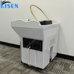 Bassin de massage thaïlandais Kisen avec circulation d'eau, fumigation, bol à shampoing portable, évier de lavage de cheveux pour salon - Product Image 2