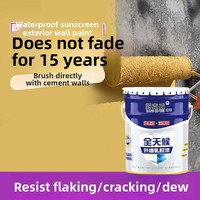 Peinture extérieure réfléchissante pour Bunkerway | Résiste à 50 ℃ | Anti-fissuration pour le béton et le stuc | Économie d'énergie