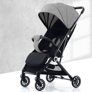 Poussette bébé pliable de luxe confortable personnalisable pour l'extérieur / poussette bébé simple et légère à haut paysage - Product Image 1