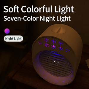 Ventilateur de bureau portable 2026 avec brumisateur personnel, 3 vitesses de vent, silencieux, USB, pour chambre, table, bureau - Product Image 5