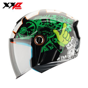 หมวกกันน็อคเด็กแบบเปิดคางได้ รุ่นใหม่ วัสดุ ABS ตัวล็อคแบบปลดเร็ว ขนาด XXL XXP CRACKER VICTOR ลายกราฟิก สำหรับทุกฤดู - Product Image 6