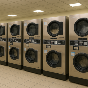 Gewerbliche Münzwaschmaschinen und Trockner für Wäschereibetriebe - Product Image 1