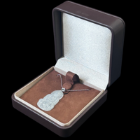 Natürlicher burmesischer Jade-Anhänger der Güteklasse A in Guanyin-Form, hochwertiger Jade-Anhänger, Unisex, burmesisches Jade-Geschenk (mit NGTC-Zertifikat)