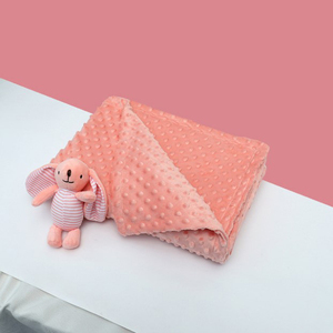 En gros doux nouveau-né vison dot bébé couette couverture pour enfants - Product Image 6