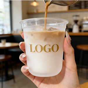 Cốc nhựa PP mờ tròn 12oz 16oz 24oz, không chứa BPA, dùng một lần, đường kính 90mm, sẵn hàng, giao nhanh - Product Image 2
