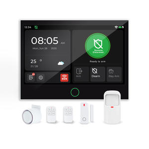Nuevo Diseño 2026 para G74FSK WiFi 4G FSK Tuya Smart, Sistema de <span class=keywords><strong>Alarma</strong></span> Inalámbrico para el Hogar con Pantalla Táctil Completa IPS de 7 Pulgadas y Material ABS - Product Image 3