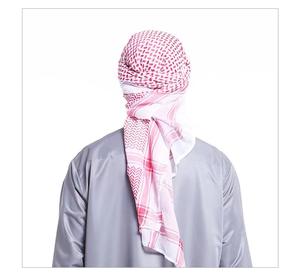 <span class=keywords><strong>Hijab</strong></span> musulmán gorras bufanda cuadrada impresa islámica árabe Dubai Arabia Saudita hombres pañuelo estampado turbante - Product Image 3