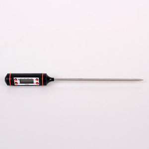 2026 Digital Temperature Meter LCD Display Auto Off Battery Powered Plastic Food Cooking Kitchen <b>Thermometer</b> - Product Image 2