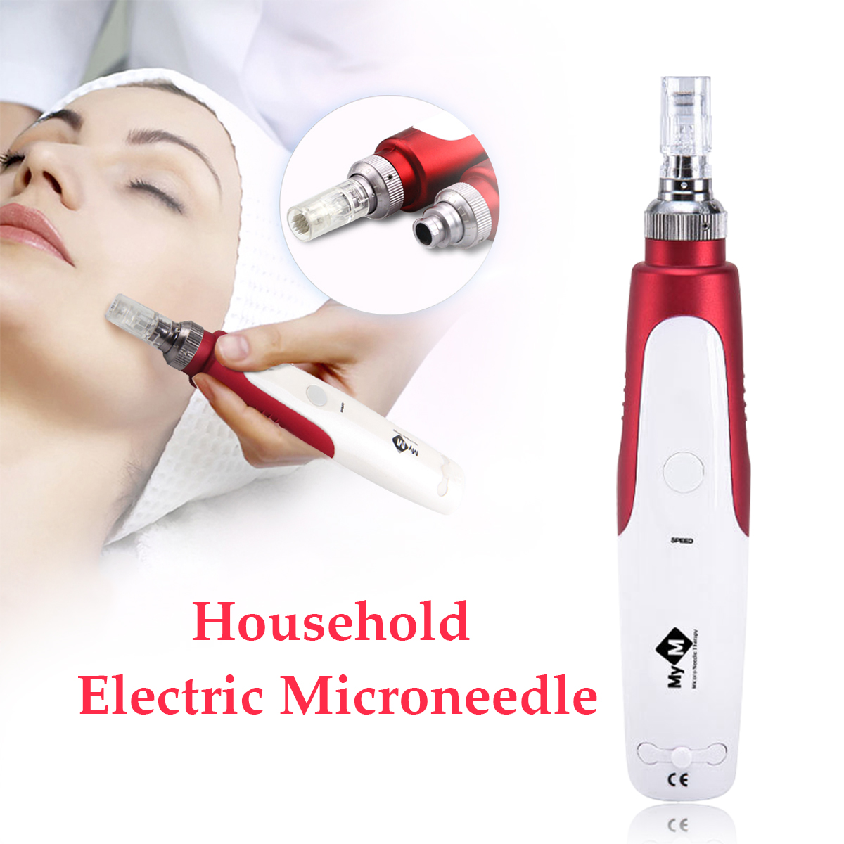 Portable Micro Needle Beauty Machine Face Lifting Skin Treatment facial Device For Home Use