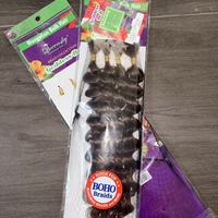 Extensions de tresses économiques et élégantes en fibres synthétiques haute température, 20 pouces, 100g, style cheveux mongols, faciles à installer, réutilisables et polyvalentes