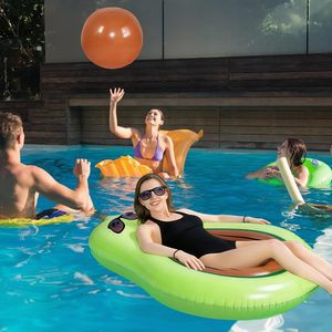 Avocado <b>Inflatable</b> <b>Pool</b> Float with Ball Floating <b>Chair</b> for Adults Lounge Float Beach Lake <b>Pool</b> Party Toy - Product Image 4