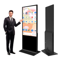 Pantalla de Vidrio Templado de 43 Pulgadas y 1080P, Sistema Android, Señalización Digital con Funcionamiento Continuo, WiFi Integrado, SDK de Animación para Tiendas Minoristas