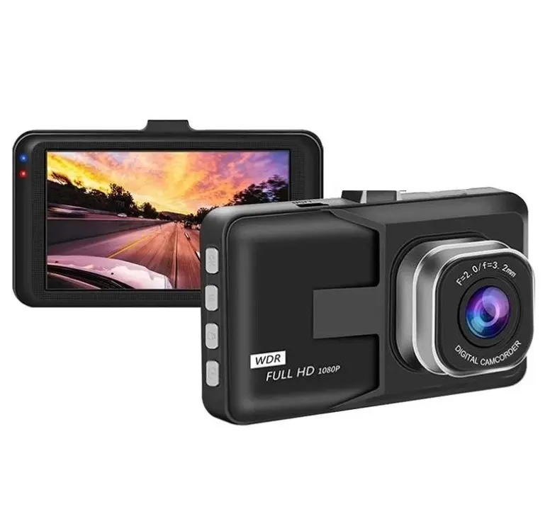 Junsun — caméra de tableau de bord, dashcam, enregistreur dvr, 3.0 pouces, qualité 1080p full hd, enregistreur dvr, utilisation manuelle