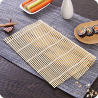 Tapis en bambou de bonne qualité pour faire des sushis, mousse antiadhésive saine, tapis roulant pour sushis