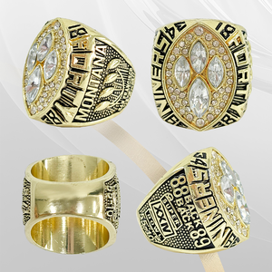 Chất lượng cao 1991 1984 1988 1989 1994 <span class=keywords><strong>San</strong></span> <span class=keywords><strong>Francisco</strong></span> 49ers vô địch Vòng cổ điển thể Thao Vòng làm bằng hợp kim - Product Image 1