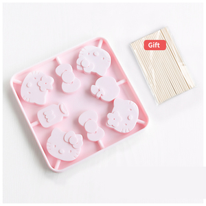 CHEFMADE KT7082 Moule à sucettes en silicone rose de qualité alimentaire - Product Image 3