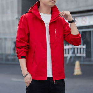 Chaqueta chaqueta de primavera y otoño para hombre, ropa holgada de talla grande para montañismo al aire libre, chaqueta informal con capucha, ropa de hombre a la moda - Product Image 1