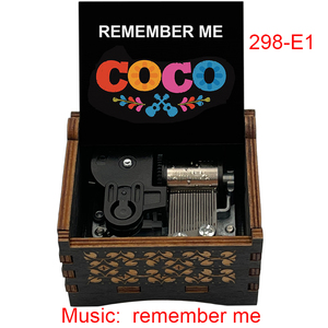 Boîte à musique en bois à remonter « <span class=keywords><strong>Souviens</strong></span>-toi de <span class=keywords><strong>moi</strong></span> » – Souvenir spécial du film populaire Coco – Cadeaux pour amis et festivals - Product Image 3