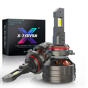 X-7SEVEN KRONOS Double Tubes 12V Faro LED 9005 H7 160w 12v 36000LM 9006 Headlamp Lighting Vehicles