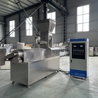 MIKIM Extrudeuse Automatique Double Vis pour Snacks de Maïs Soufflés, Machine de Fabrication de Barres de Maïs Prix