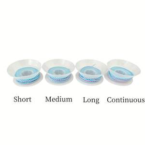 Bandes élastiques orthodontiques en caoutchouc accessoire de blanchiment des dents multi-usages avec accolades dentaires à chaîne de puissance de couleur contrastée - Product Image 6