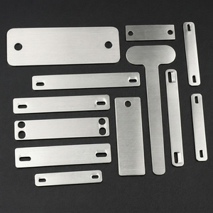 Échantillon <span class=keywords><strong>Gratuit</strong></span> : Plaque Nominative Personnalisée en Acier Inoxydable, Autocollante, Gravée, pour Cadeaux Promotionnels et Usage Professionnel - Product Image 1