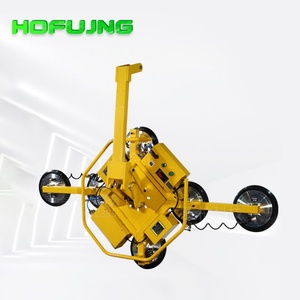 Grue de levage à ventouse électrique Hofujng facile à utiliser pour le chargement de verre de mur-rideau avec une capacité de 400 kg pour tôles métalliques - Product Image 3