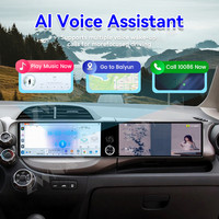ZWNAV Double écran 12,3 pouces sans fil Carplay Android Auto pour Honda Fit 2008-2013 Radio multimédia Android Lecteur DVD de voiture Écran tactile