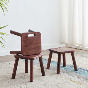Solid Wood <b>Stool</b> Multi Functional Home Living Room Chair <b>Portable</b> Foldable Wooden Bench Seat For Children Adults Elderly - Product Image 2