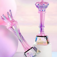 Изготовленный на заказ на заводе разноцветный хрустальный кубок с покрытием для награждения победителей художественных конкурсов