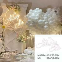 Lumières néon personnalisées pour les lieux de mariage