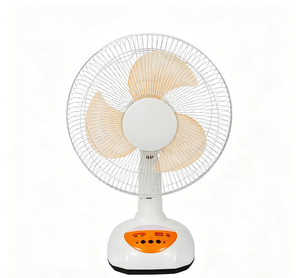 Solar Powered Desk Fan With LED Bulbs And Solar Panel 12 Inch Rechargeable <b>Portable</b> Cooling Fan For Indoor Outdoor Use - Product Image 6