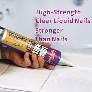 ยางสังเคราะห์ต้นแอปเปิ้ลใสไม่ติดเล็บของเหลวกาวติดผนังแบบน้ำ - Product Image 1