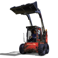 Chine mammut usine nouvelle conception Skid Steer moteur diesel Dingo vt1000 Mini Skid Steer chargeur niveleuse accessoire prix bon marché