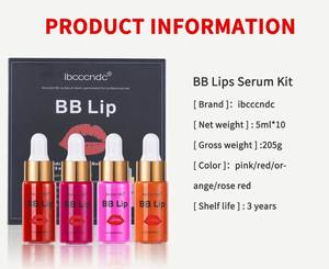 BB Lip Gloss Essence Ampoule Starter Kit bán vĩnh viễn Kem sắc tố môi màu lâu dài dưỡng ẩm chăm sóc môi - Product Image 2