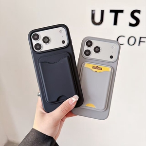 Coque de protection magnétique en silicone TPU souple avec fentes pour cartes et portefeuille pour iPhone 17 Pro Max 17Pro – Vente en gros - Product Image 2