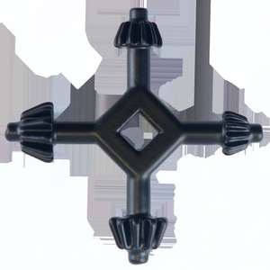 Clé de mandrin de perceuse à quatre voies, clé hexagonale en métal, accessoire d'outil multifonction - Product Image 1