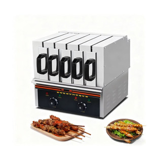Máquina Eléctrica para Asar Kebab con Múltiples Cajones, Horno para Asar Carne de Cordero y Pollo en Brochetas - Product Image 3