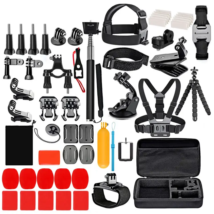 84 In 1 Go Pro Chest Strap Flexible Tripod Mount Other Action Camera Accessories Kit For GoPro Insta 360 DJI Action