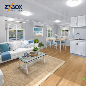 <span class=keywords><strong>Maison</strong></span> conteneur modulaire préfabriquée extensible surélevée de 40 pieds, finition <span class=keywords><strong>bois</strong></span> foncé, pour villa forestière, complexe hôtelier et glamping - Product Image 2