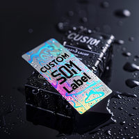 Étiquettes holographiques personnalisées pour flacons de 10 ml, étiquettes pour flacons de 3 ml, autocollants holographiques pour peptides, impression de logo personnalisée, imperméables